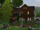 Sims 4 — Le Chalet (NoCC) by CrazyError — small cozy cottage in the middle of the forest. with its two bedrooms and two