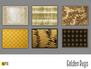 Sims 4 — Golden Rugs by Natallle — - 6 swatches. - Price: 139. - Custom thumbnail.