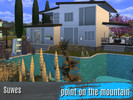 Sims 4 — Point on the mountain Suwes by suwes — It is very cozy house for small families, wIth a fairy modern and natural