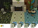 Sims 4 — Mosaic Tiles 01 by Natallle — - 12 swatches. - Price 3. - Custom thumbnail.