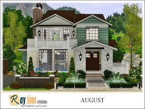 Sims 3 — August by Ray_Sims — This house has 3 bedrooms, and 2 bathrooms. I really hope you guys like it.. Thank you very