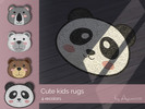 Sims 4 — Cute kids rugs by Ayumi115 — Cute kids rugs 4 recolors