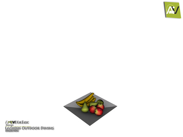 Sims 3 — Lachesis Fruit Plate by ArtVitalex — - Lachesis Fruit Plate - ArtVitalex@TSR, Aug 2019