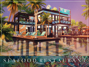 Sims 4 — Seafood Restaurant by Pralinesims — By Pralinesims