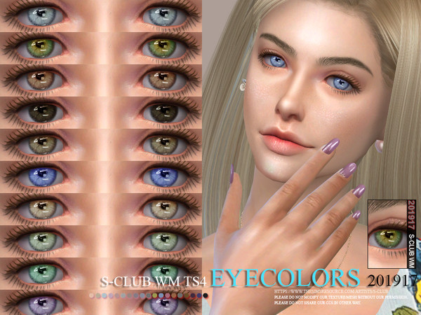 Sims 4 — S-Club WM ts4 Eyecolors 201917 by S-Club — Eyecolors, 21 swatches, hope you like, thank you.