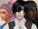 Sims 4 —  by Lilium_Dragomir — Okay, we can all be honest. That middle character does not at all look like Ciel