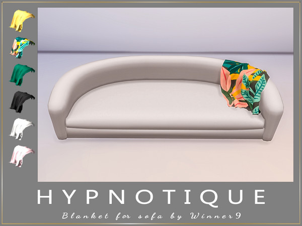Sims 4 — Blanket for sofa by Winner9 — This is Blanket for sofa from my set Hypnotique, you can find it easy in your game