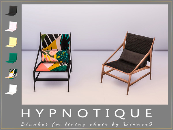 Sims 4 — Blanket for living chair by Winner9 — This is Blanket for living chair from my set Hypnotique, you can find it