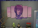 Sims 4 — Panels of Perfection Recolor-REQUIRES Seasons by Passive_Volcano — Bruno Buccellati Paintings. Based on Panels