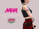 Sims 4 — Ren's Flower Tattoo NANA by Sarapple — Nana Osaki's Tattoo of Ren's Flower or Lotus Flower. Hope you enjoy :)