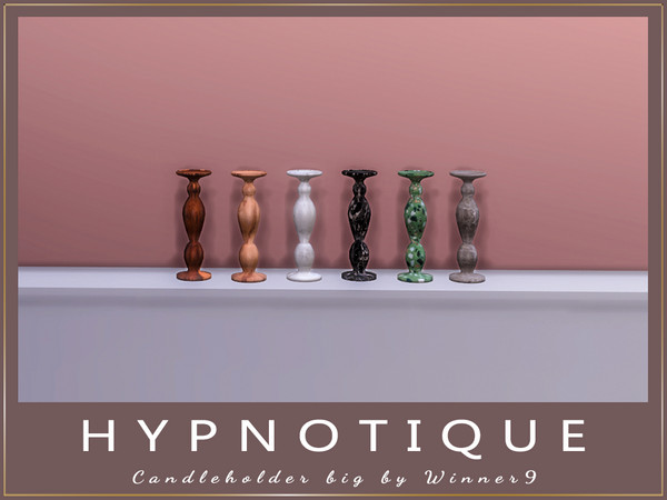 Sims 4 — Candleholder big by Winner9 — This is Big candleholder from my set Hypnotique, you can find it easy in your game