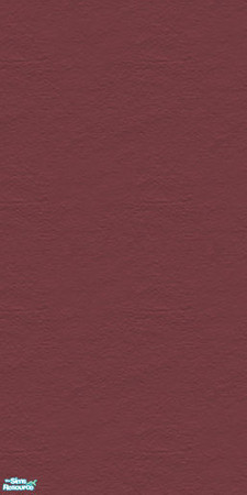 Sims 2 — Polar Living Cafe - Poured Red Wall by Mutske — Poured wall red to match the Polar Living Recolors in Cafe.
