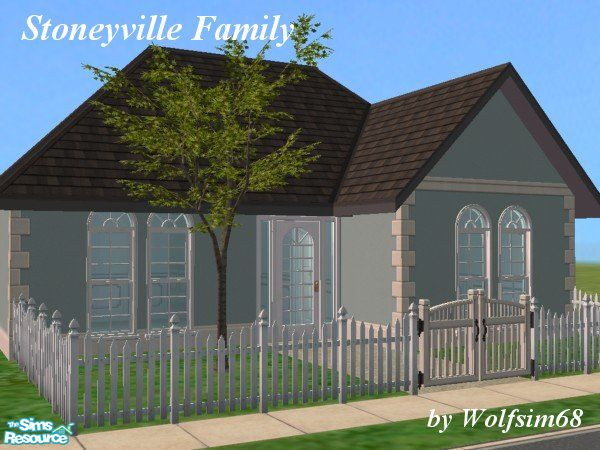 Sims 2 — Stoneyville Homes - Family by Wolfsim68 — This 3 Bedroom Home is perfect for a family as it has a spacious open