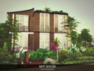Sims 4 — M.F.P. House by Gwynnbleidd — A house for the family who like flowers...a lot. And of course prefer modern, eco