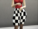 Sims 4 — Checkered Skirt by anniyeet by anniyeet — -Ea recolor -3 swatches -Teen-elder