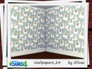 Sims 4 — Wallpapers_24 by olivas2 — Created for: The Sims 4 Wallpaper with plinth.