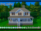 Sims 4 — Gray Mother House (NO CC) by SorakaBananaGirl — A perfect 30x20 house for 1 or 2 sims. The Gray Mother house