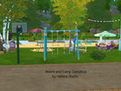 Sims 4 — Beach and Camp Danubius by Helena_Studio — This is a beach and camp that resembles the ones on the shores of the