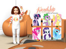 Sims 4 — Friendship is Magic Onesie [Mesh Required] by rubyredinstead2 — Friendship is Magic / My Little Pony recolour of