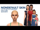 Sims 4 — NonDefault Maxis Match Face Overlay by simscornertsr — nondefault maxis match face overlay for all ages our