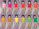 Sims 4 — Toddler Blouse Recolor by CringeyAnimeLover666 — base game blouse with 21 color swatches