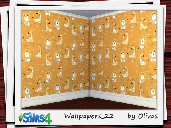 Sims 4 — Wallpapers_22 by olivas2 — Created for: The Sims 4 Wallpaper with plinth.