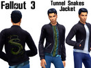 Sims 4 — Tunnel Snakes Jacket by hamfluff132 — I noticed there was a Tunnel Snakes jacket on here for females but no male