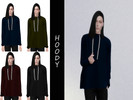 Sims 4 — Laur Isil - Rick Owens Hoody by LAUR_ISIL — -New mesh by me -HQ compatible -4 swatches
