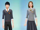 Sims 4 — Harry Potter Inspired Sweater - Dine Out needed by Joannie_Gaming — For teens and adults, cancel the feminin tag