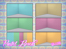 Sims 4 — Pastel Brick Wallpaper by Shazzar — Made this for my house, thought I'd share. :)