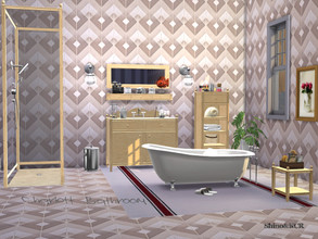 Sims 4 — Bathroom Charlott by ShinoKCR — Bathroom Furniture matching the Charlott Series -Sink -Shelf -Mirror -High Boy