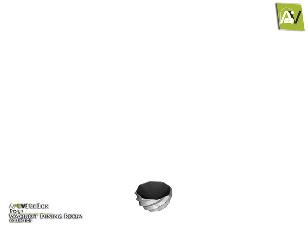 Sims 4 — Waquoit Bowl With Twist by ArtVitalex — - Waquoit Bowl With Twist - ArtVitalex@TSR, Sep 2019