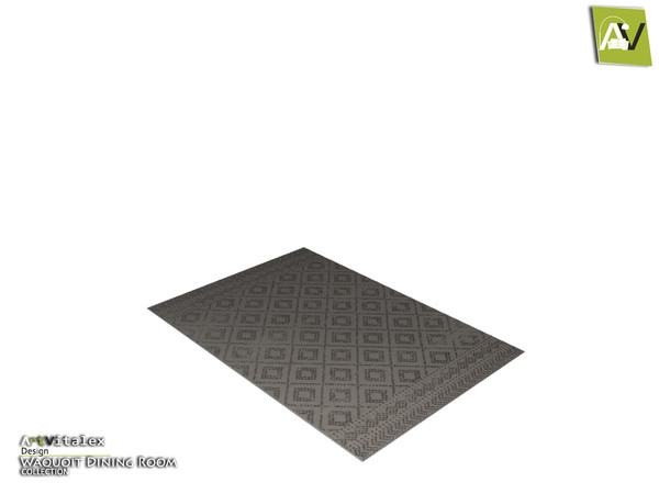 Sims 4 — Waquoit Rug by ArtVitalex — - Waquoit Rug - ArtVitalex@TSR, Sep 2019