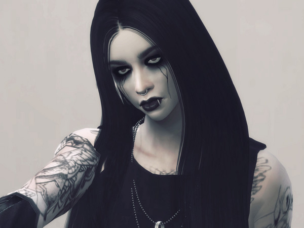 Sims 4 — [Spacebaba] Goth Makeup by Spacebaba — -Eyeshadow -3 Swatches -All gender -All age -Do not re-upload without any
