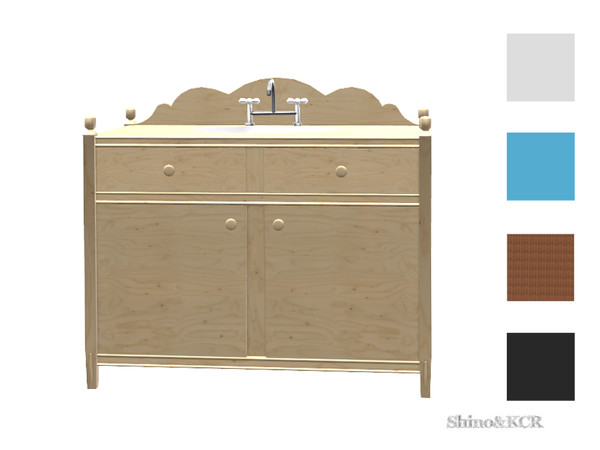 Sims 4 — Bathroom Charlott - Sink by ShinoKCR — Bathroom Furniture matching the Charlott Series