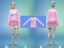 Sims 4 — MM k-12 pink Sweater by Oddduck — Pink Sweater inspired by Melanie Martinez' album k-12 feminine Teen-Elder
