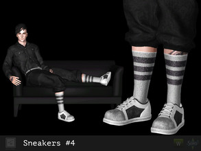 Sims 3 — Sneakers #4 by Shushilda2 — - New mesh (Final Fantasy) - 4 recolorable channels - CAS and Launcher icons -