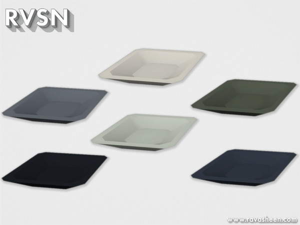 Sims 4 — Chop It Like It's Hot Stackable Plate - Colors by RAVASHEEN — The Chop It Like It's Hot Stackable Plate is a