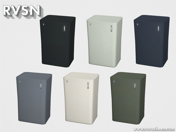 Sims 4 — Full Of It Smart Trash Can - Colors by RAVASHEEN — This smart trash can is full of it - it being trash. This
