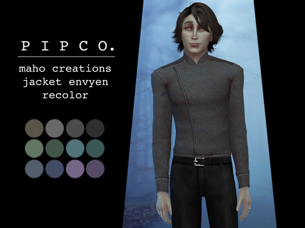 Sims 4 — mahocreations jacket envyen recolor (mesh needed). by Pipco — a recolor of the jacket envyen by mahocreations.
