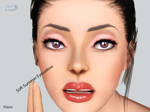 Sims 3 — Soft Summer Eyeshadow by pizazz — Eyeshadow has 4 channels. Colors in image shows these channels Please do not