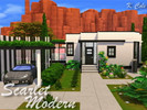 Sims 4 — Scarlet Modern (No CC) by KCole — Designed for a family of 1-2 characters. All items are tested and playable. It