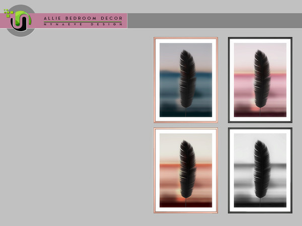 Sims 4 — Allie Large Poster by NynaeveDesign — Allie Bedroom - Large Poster Located in: Decor - Paintings and Posters