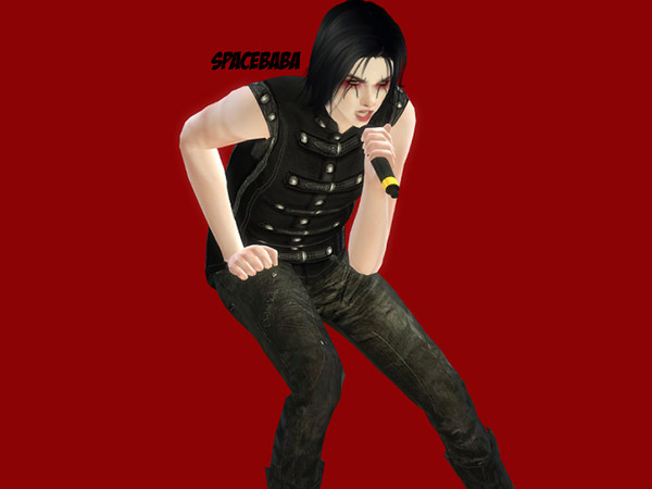 Sims 4 — [Spacebaba] Frank Iero Makeup by Spacebaba — -Eyeshadow -All gender -Don't re-upload without any permission 