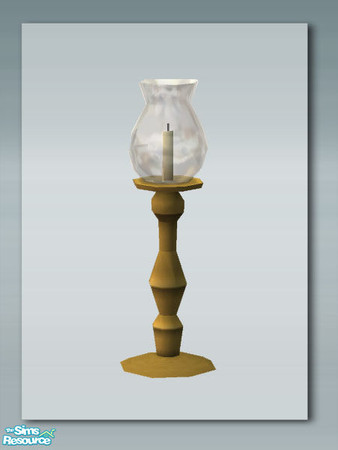 Sims 2 — Rustic Living - Candle Light Lamp by Shakeshaft — Part of a set with a Rustic theme, set includes Sofa and