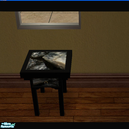 Sims 2 — Modern Set - Marble Table by jmm8220 — Here is the matching table for this set.
