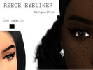 Sims 4 — Reece Eyeliner by RacquelLuv — One swatch!!! Trying new things! Hopefully you like :) Thank you if you choose to