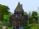 Sims 4 — Merlin's Tower by CherryNellie — Some say that this tower was donated by King Arthur to the famous Merlin, who