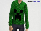 Sims 4 — Minecraft Creeper Sweater by Gamefantom by gamefantom — Creeper sweater based on Minecraft Game