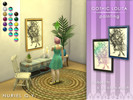 Sims 4 — Gothic Lolita painting  by Nuriel_Gavish — Gothic Lolita painting, 3 items x 6 colors each = 18 colors total.